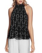 1.state Sleeveless Floral-print Top