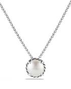 David Yurman Chatelaine Pendant Necklace With Pearl