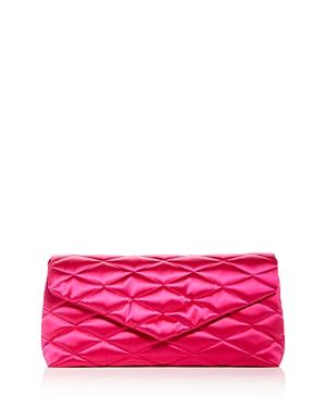 Saint Laurent Sade Puffer Satin Envelope Clutch