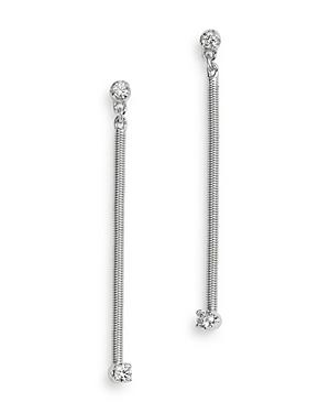 Marco Bicego 18k White Gold Bi49 Diamond Line Drop Earrings - 100% Exclusive