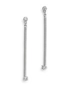 Marco Bicego 18k White Gold Bi49 Diamond Line Drop Earrings - 100% Exclusive