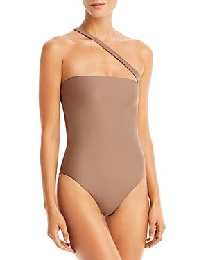 Jade Swim Halo One Piece Asymmetric Swimsuit