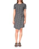 Michael Michael Kors Floral T Shirt Wrap Mini Dress