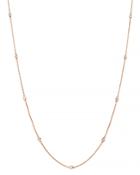 Bloomingdale's Bezel Set Diamond Station Long Necklace In 14k Rose Gold, 0.60 Ct. T.w. - 100% Exclusive