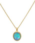 Gurhan 24k/22k/18k Yellow Gold Opal Pendant Necklace, 16-18