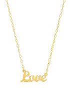 Iconery 14k Yellow Gold Love Nameplate Necklace, 16 - Bloomingdale's Exclusive