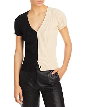 Staud Cargo Color Blocked Cardigan