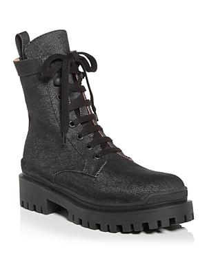 Ilio Smeraldo X Elizabeth Sulcer Women's Combat Boots