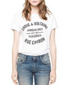 Zadig & Voltaire Cambon Walk T-shirt