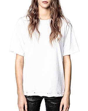 Zadig & Voltaire Distressed Tee