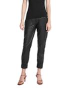 J Brand Arkin Leather Jogger Pants