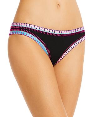 Platinum Inspired By Solange Ferrarini Crochet Trim Bikini Bottom