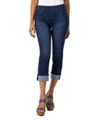 Liverpool Chloe Cropped Slim Jeans In Crystal Cove