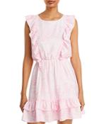 Aqua Tess Frill Floral Mini Dress - 100% Exclusive
