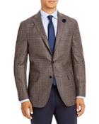 Hart Schaffner Marx Brushed Plaid Regular Fit Sport Coat