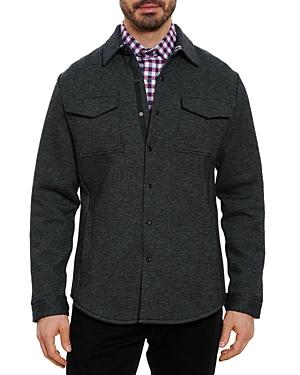 Robert Graham Toledo Textured Knit Tailored Fit Shirt Jacket