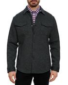 Robert Graham Toledo Textured Knit Tailored Fit Shirt Jacket