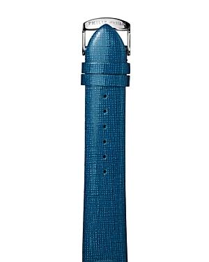 Philip Stein Royal Blue Star Woven Patent Watch Strap, 18mm
