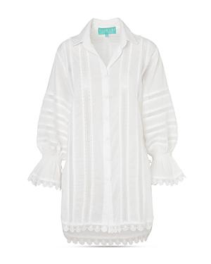 Waimari Catalana Lace Trim Shirt