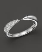 Diamond Claw Ring In 14k White Gold, .20 Ct. T.w.