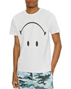 Eleven Paris Inverted Smiley Face Graphic Tee