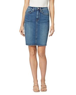 Hudson Centerfold Extreme High Rise Denim Skirt In Temptations