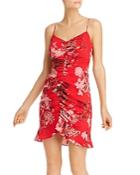Guess Kaila Ruched Floral Dress