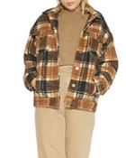 Apparis Kris Plaid Sherpa Jacket