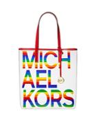 Michael Michael Kors The Michael Large Clear & Rainbow Tote
