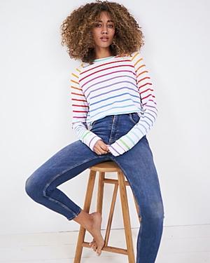 Stripe And Stare Striped Sweatshirt