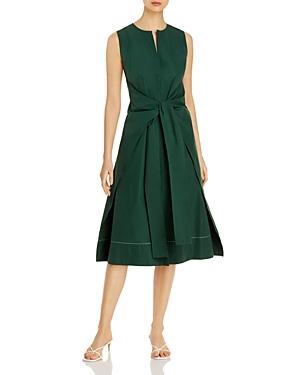Narciso Rodriguez Knot-front Fit & Flare Dress