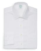 Brooks Brothers Solid Noniron Dress Shirt - Milano Fit