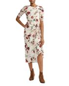 Maje Rondi Floral Print Dress