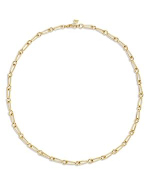 Temple St. Clair 18k Yellow Gold Small River Link Chain Necklace, 18
