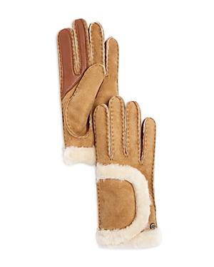 Ugg Exposed Seam Shearling Gloves
