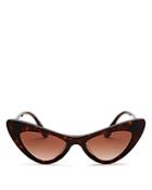 Dolce & Gabbana Women's Barocco Cat Eye Sunglasses, 52mm