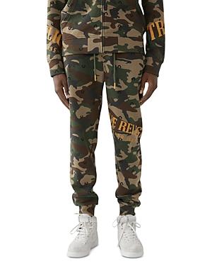 True Religion Cotton Blend Camo Joggers