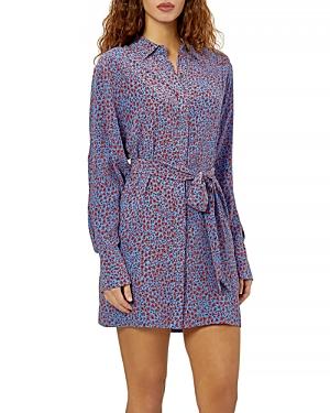 Equipment Sennet Printed Silk Shirt Dress