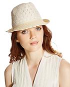 August Accessories Lady Lace Fedora