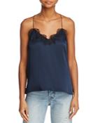 Cami Nyc Lace-trimmed Silk Cami
