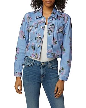 Hudson Lola Floral Print Trucker Jacket