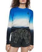 Maje Menphis Embroidered Sweater