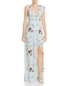 Bcbgmaxazria Ruffled Floral Gown - 100% Exclusive