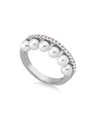 Majorica Simulated Pearl Ring In Sterling Silver