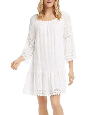 Karen Kane Mixed Lace Dress