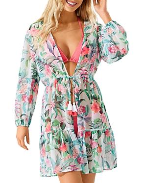 Tommy Bahama Tropi-calling Floral Print Swim Cover-up