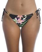 Trina Turk Moonlit Printed Side Tie Bikini Bottom