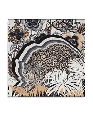Salvatore Ferragamo Silk Mixed Print Scarf