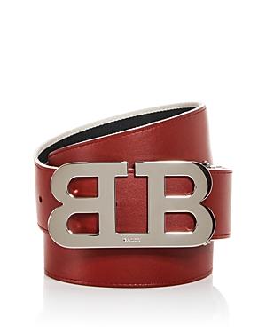 Bally Men's Mirror B Buckle Reversible Belt