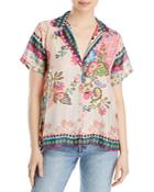 Johnny Was Lakshmi Darci Silk Shirt